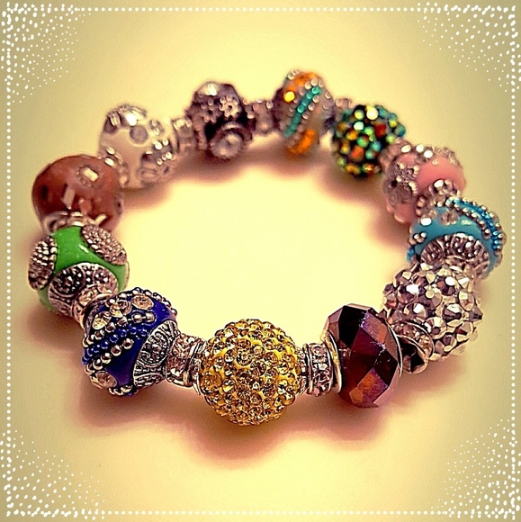 Multicolored Stretch Bracelet - Picture 1 of 2